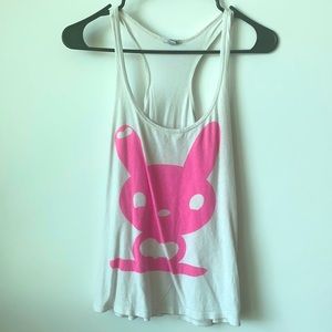 Pink bunny tee